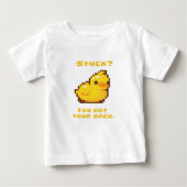 T-shirt Pour Bébé Programmation mignonne en caoutchouc (Devant)