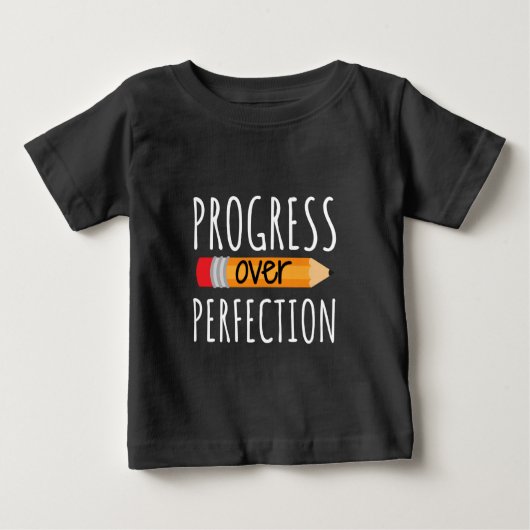 T-shirt Pour Bébé Progress Over Perinfection (Devant)