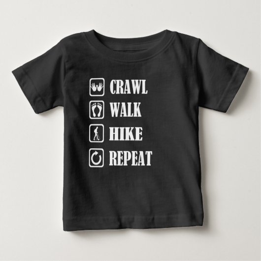 T-SHIRT POUR BÉBÉ PROMENADE DE CRAWL RANDONNÉE (Devant)