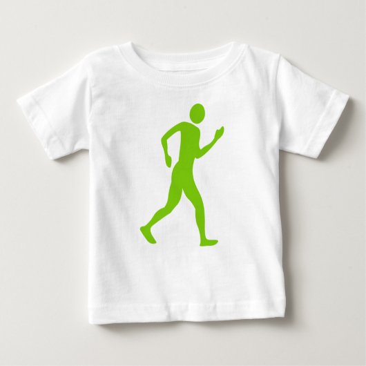 T-shirt Pour Bébé Promenade - Martian Green (Devant)