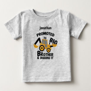 T-shirt Pour Bébé Promu à BIG Brother et le creuser. Modifiable