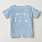 T-shirt Pour Bébé Promu à Big Brother Pregnancy Faire-part (Devant)
