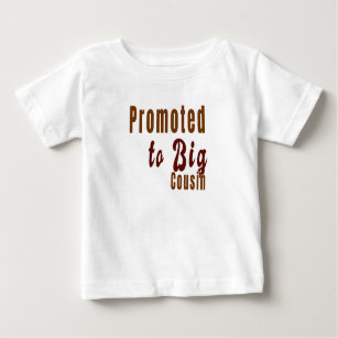 T-shirt Pour Bébé Promu à Big Cousin Matching Famille Bébé 