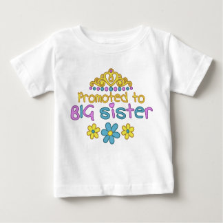T-shirt Pour Bébé Promu à la grande soeur