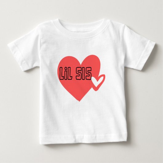 T-shirt Pour Bébé Promu à Lil soeur jumelé bébé frère (Devant)