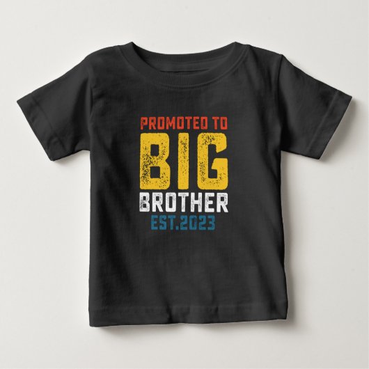 T-shirt Pour Bébé Promu Dans Big Brother Est 2023 (Devant)