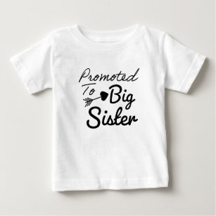 T-shirt Pour Bébé Promue à Big Sister , la grossesse révèle 