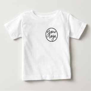 T-SHIRT POUR BÉBÉ PROPRE LOGO MARQUÉ POUR AFFAIRES, CLUB, ORGANISATI