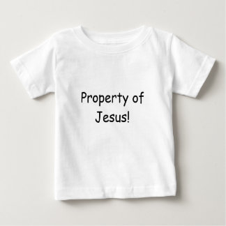 T-shirt Pour Bébé Propriété de Jésus !