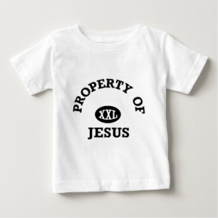T-shirt Pour Bébé Propriété de Jésus vêtements chrétiens cadeaux