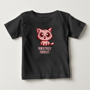 T-shirt Pour Bébé Puissant, Beau Manga Kitten