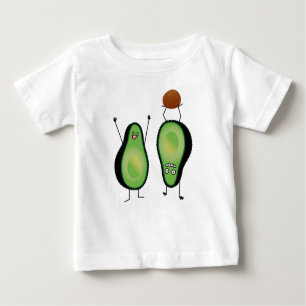 T-shirt Pour Bébé Puits vert encourageant drôle d'appui renversé