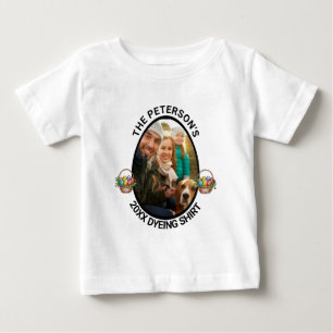 T-shirt Pour Bébé Pun de Pâques Chemise de teinture photo de famil