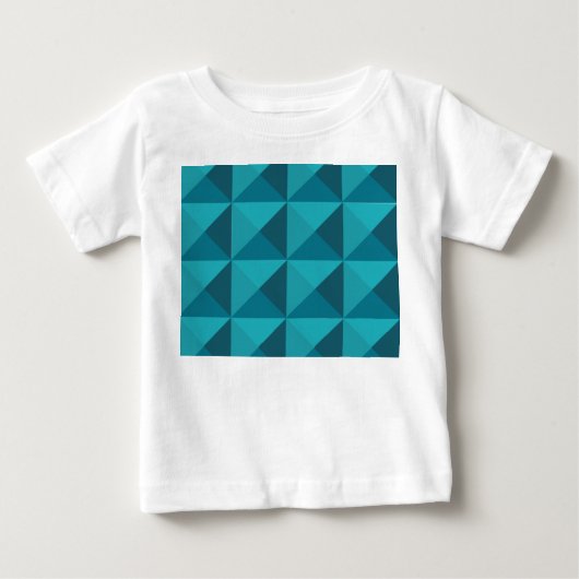 T-shirt Pour Bébé Pyramides d'azur (Devant)