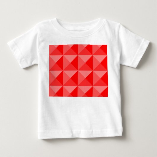 T-shirt Pour Bébé Pyramides rouges (Devant)