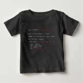 T-shirt Pour Bébé Python (Devant)