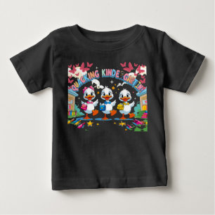 T-shirt Pour Bébé "Quacking Kindergarten - Cute Duck Back-to-School