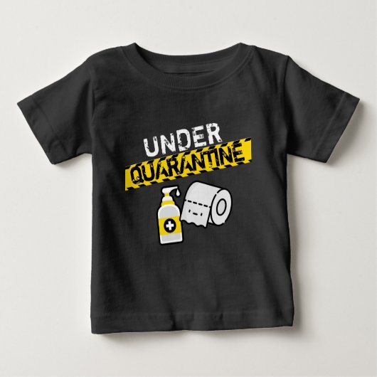 T-shirt Pour Bébé Quarantine (Devant)