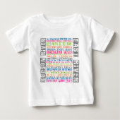 T-shirt Pour Bébé Quartiers NYC Arc-en-ciel (Devant)