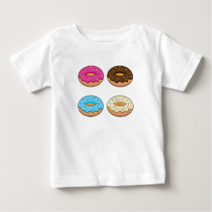 T-shirt Pour Bébé Quatre Motifs Assortis