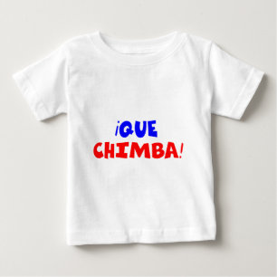 T-SHIRT POUR BÉBÉ QUE CHIMBA