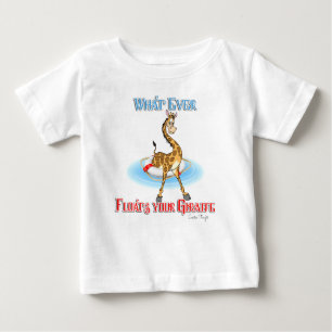 T-shirt Pour Bébé Quel Que Soit Ce Qui Flotte Votre Giraffe