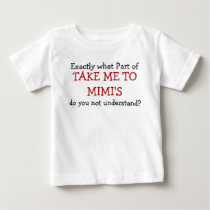 T-shirt Pour Bébé Quelle partie de emmenez-moi au T-shirt bébé de Mi
