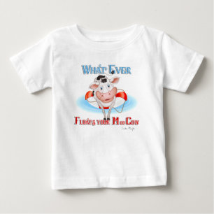 T-shirt Pour Bébé Quelle Que Soit La Chaudière De Votre Vache Moo