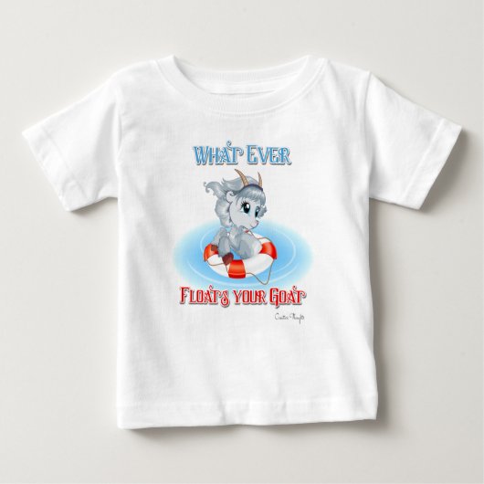T-shirt Pour Bébé Quelle que soit la chèvre (Devant)