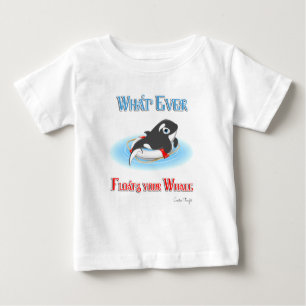 T-shirt Pour Bébé Quelle Que Soit La Flotte De Votre Baleine