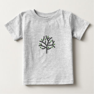 T-shirt Pour Bébé Quelques arbres verts