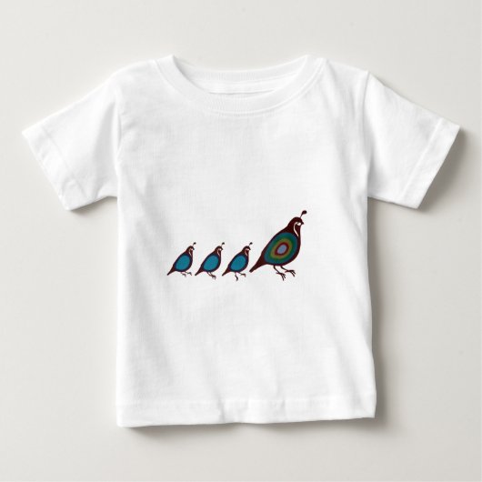 T-shirt Pour Bébé Queue (Devant)