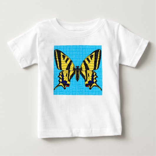 T-shirt Pour Bébé Queue d'hirondelle (blanc) - T-Shirt bébé (Devant)