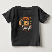 T-shirt Pour Bébé Quiche Quest (Dos)