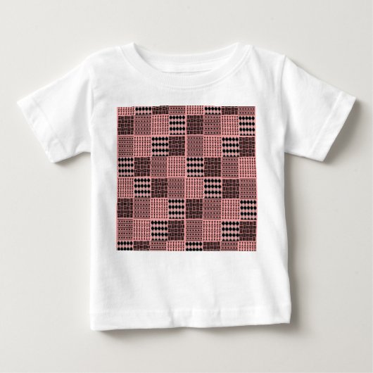 T-shirt Pour Bébé Quilt Boho (Devant)