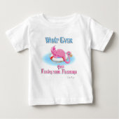 T-shirt Pour Bébé Quoi qu'il flotte votre Flamant rose rose (Devant)