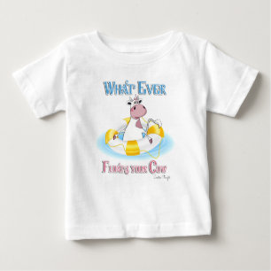 T-shirt Pour Bébé Quoi qu'il flotte votre vache 2