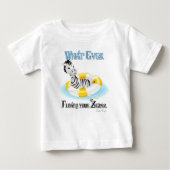 T-shirt Pour Bébé Quoi qu'il flotte votre Zebra 4 (Devant)