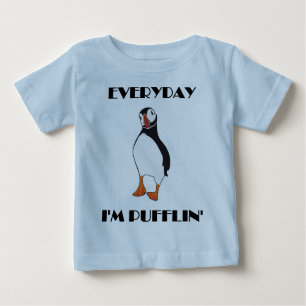 T-shirt Pour Bébé Quotidien je suis oiseau de macareux de Pufflin