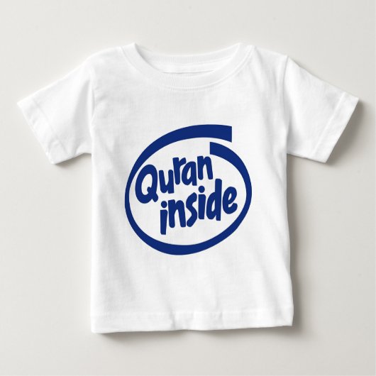 T-shirt Pour Bébé Quran à l'intérieur (Devant)