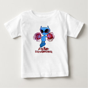 T-shirt Pour Bébé Qwiby : Mignonne invasion