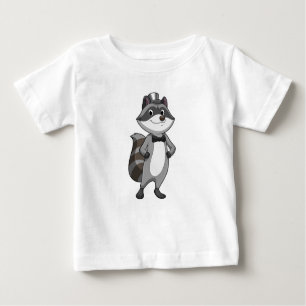 T-shirt Pour Bébé Racoon comme groom avec Cravate