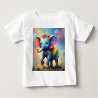 Radiant Merveilles : Le Rainbow Baby Unicorn Eleph