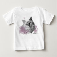 Ragdoll a personnalisé le T-shirt de bébé