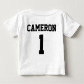 T-shirt Pour Bébé Raglan personnalisé (Dos)