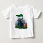 T-shirt Pour Bébé Rain Mouse |  (Devant)