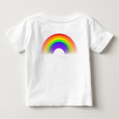 T-shirt Pour Bébé Rainbow Design-24967 (Dos)