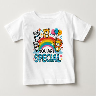 T-shirt Pour Bébé "Rainbow Friends : You Are Special"