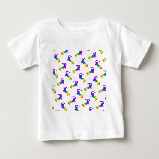 T-shirt Pour Bébé Rainbow Salamander (Devant)