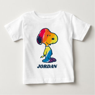 T-shirt Pour Bébé Rainbow Snoopy